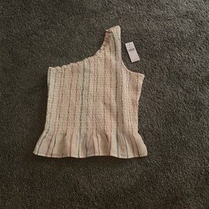NWT one shoulder top